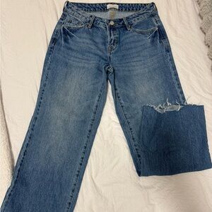Pacsun Wide Leg Low Rose Blue Women's Jeans